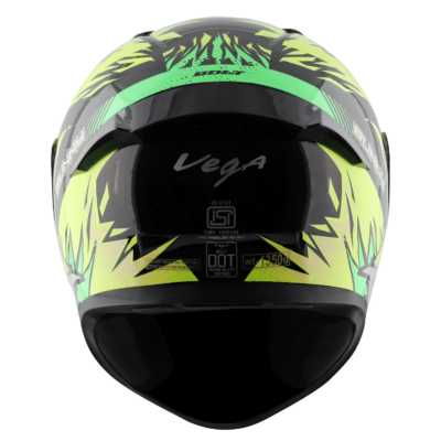 BOLT BUNNY HELMET BLACK NEON YELLOW - Image 4