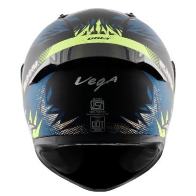 BOLT BUNNY HELMET DULL BLACK BLUE - Image 4