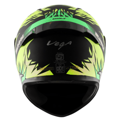 BOLT BUNNY HELMET DULL BLACK NEON YELLOW - Image 4