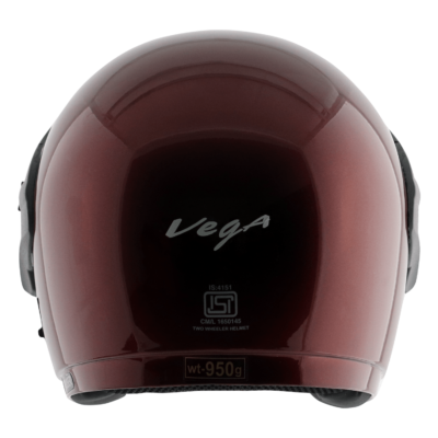 CRUISER W/P HELMET BURGUNDY - Image 4