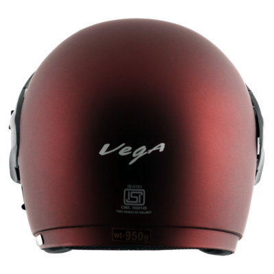 CRUISER W/P HELMET DULL BURGUNDY - Image 4