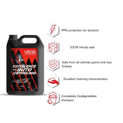 AUTO SHAMPOO EKO 5L - pH BALANCE FORMULA, FOR CAR AND BIKE - Image 3