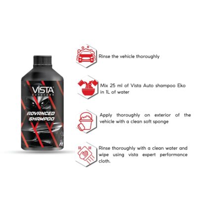 ADVANCED SHAMPOO  1L - pH BALANCE FORMULA, FOR CAR AND BIKE - Image 2