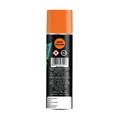 VISTA SPRAY PAINT DEEP YELLOW 400 ml (290 g) - Image 5