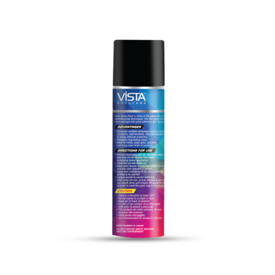 VISTA SPRAY PAINT BLACK GLOSSY 400 ml (290 g) - Image 9