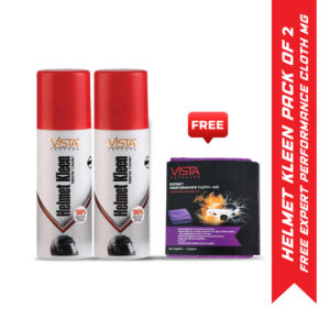 HELMET KLEEN125 ml (Pack of 2) + EXPERT PERFOMANCE CLOTH MG FREE