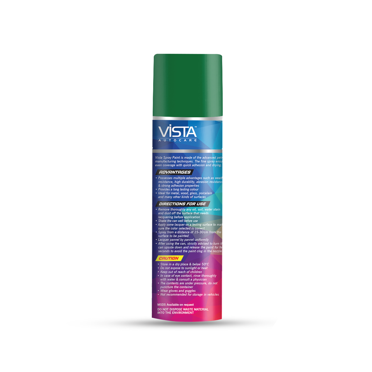 VISTA SPRAY PAINT MAGIC GREEN 400 ml (290 g) - Image 3