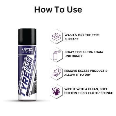 VISTA TYRE ULTRA FOAM 450 ml - Image 6
