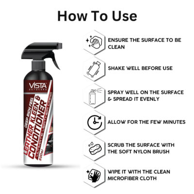 VISTA LEATHER KLEEN & CONDITIONER 500 ml - Image 8