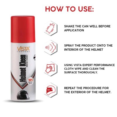 HELMET KLEEN125 ml (Pack of 2) + EXPERT PERFOMANCE CLOTH MG FREE - Image 4