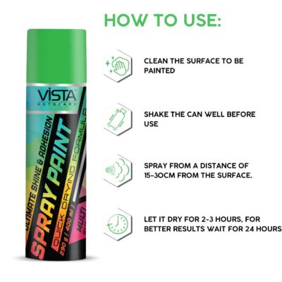 VISTA SPRAY PAINT LEAF GREEN 400 ml (290 g) - Image 2