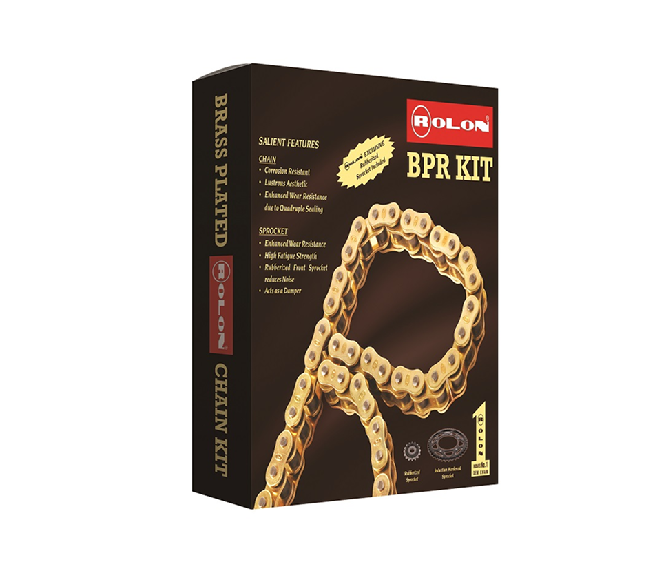 Brass Chain and Sprocket kit for R3 321 - KIT NXRC 319NF