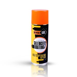 Kwik Safe Silencer Coating-High Temperature Spray Paint Bottle