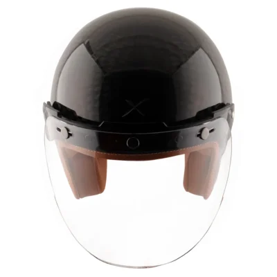Axor Jet Carbon Big Checks helmet with bubble visor - Image 3