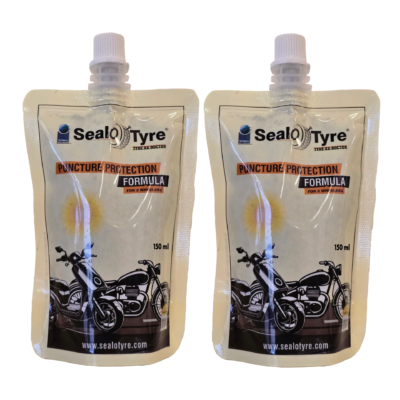 Seal-O-Tyre Tubeless Tyre Sealant Combo Pack of 2 (125 ML) | For Two Wheeler