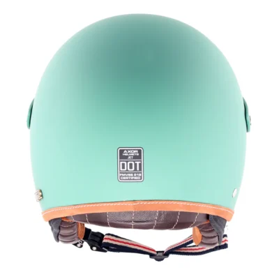Retro Jet West Helmet with Peak - Image 2