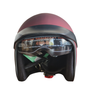 JETSTAR WITH INNER VISOR CLR : MT.C.RED
