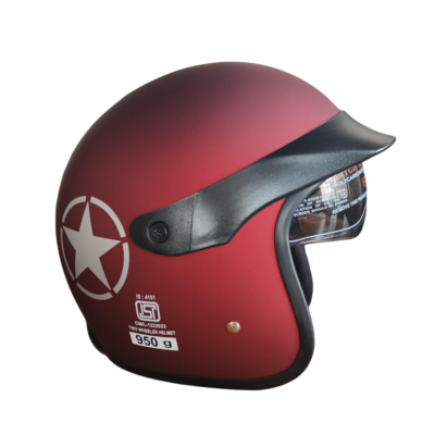 JETSTAR WITH INNER VISOR CLR : MT.C.RED - Image 2