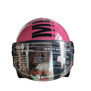 MLC WITH INNER VISOR  COLOUR : GLOSSY PINK