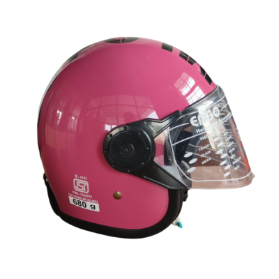 MLC WITH INNER VISOR  COLOUR : GLOSSY PINK - Image 2