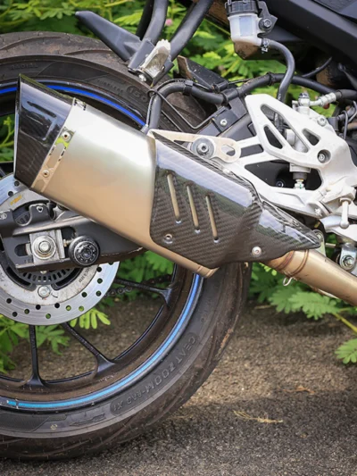 Akra Silver End Carbon Shield Exhaust - Image 4