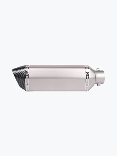 Akrapovic Exhaust End Carbon Silver