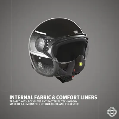 ROYAL ENFIELD JET OPEN FACE MLG NEO HELMET - GREY - Image 4