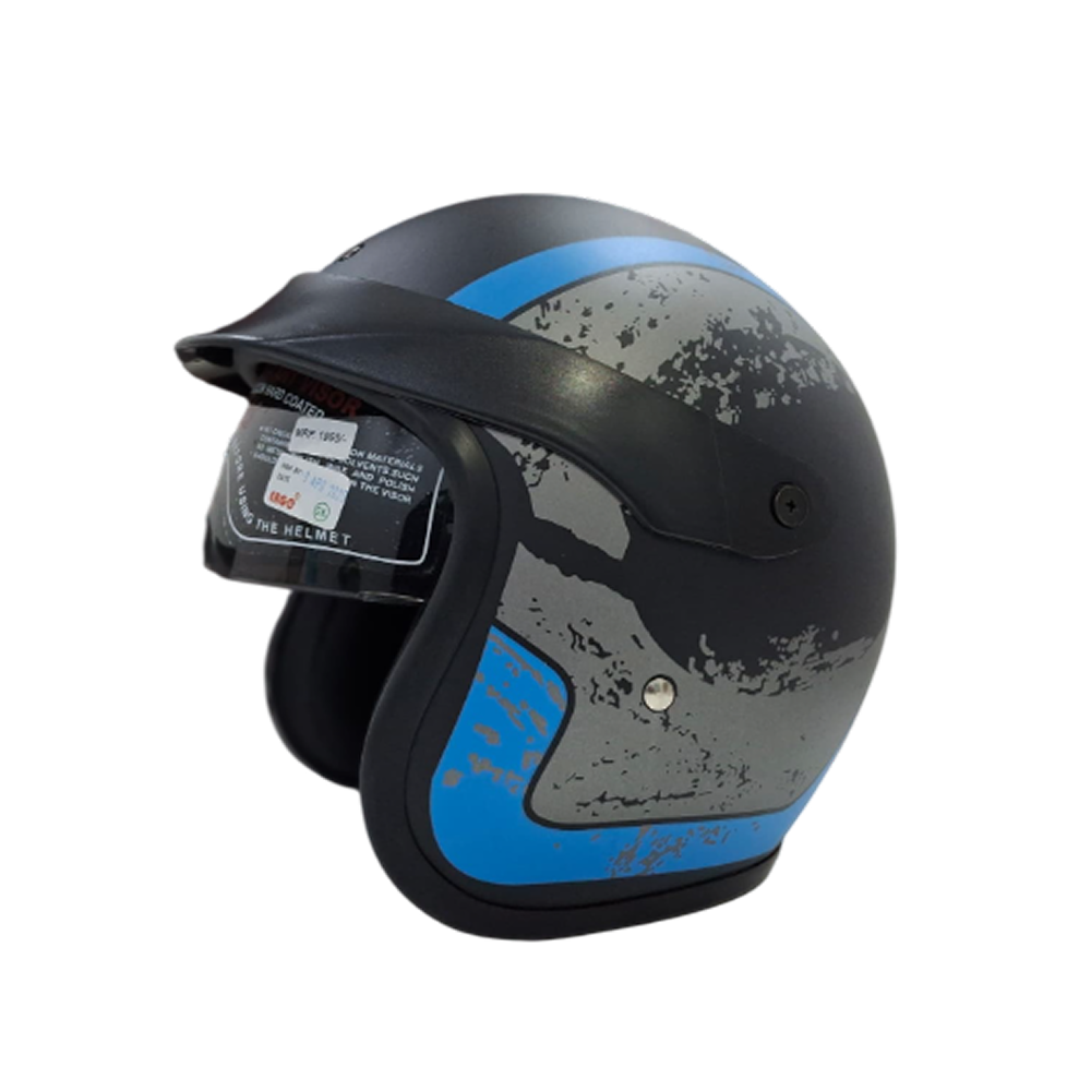ERGO G STRIP WITH INNER VISOR CLR : BLUE/ MAT BLACK