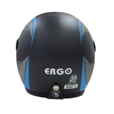 ERGO G STRIP WITH INNER VISOR CLR : BLUE/ MAT BLACK - Image 2