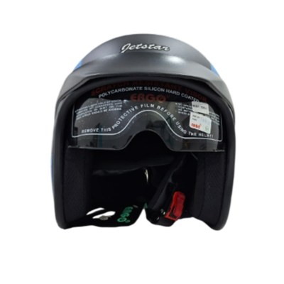 ERGO G STRIP WITH INNER VISOR CLR : BLUE/ MAT BLACK - Image 3