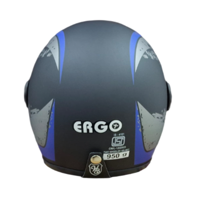 ERGO G STRIP WITH VISOR CLR : BLUE/ MAT BLACK - Image 2