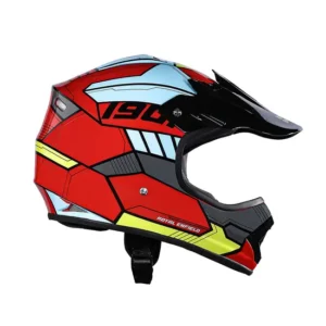 ROYAL ENFIELD MOTOCROSS KIDS HELMET - RED