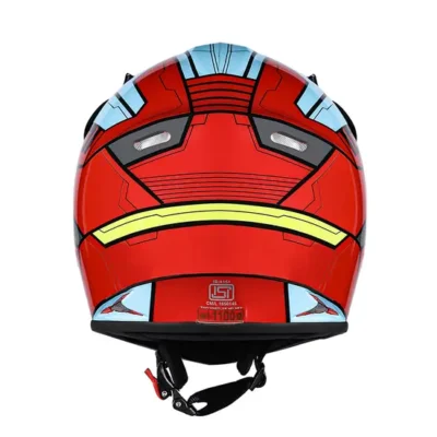ROYAL ENFIELD MOTOCROSS KIDS HELMET - RED - Image 2